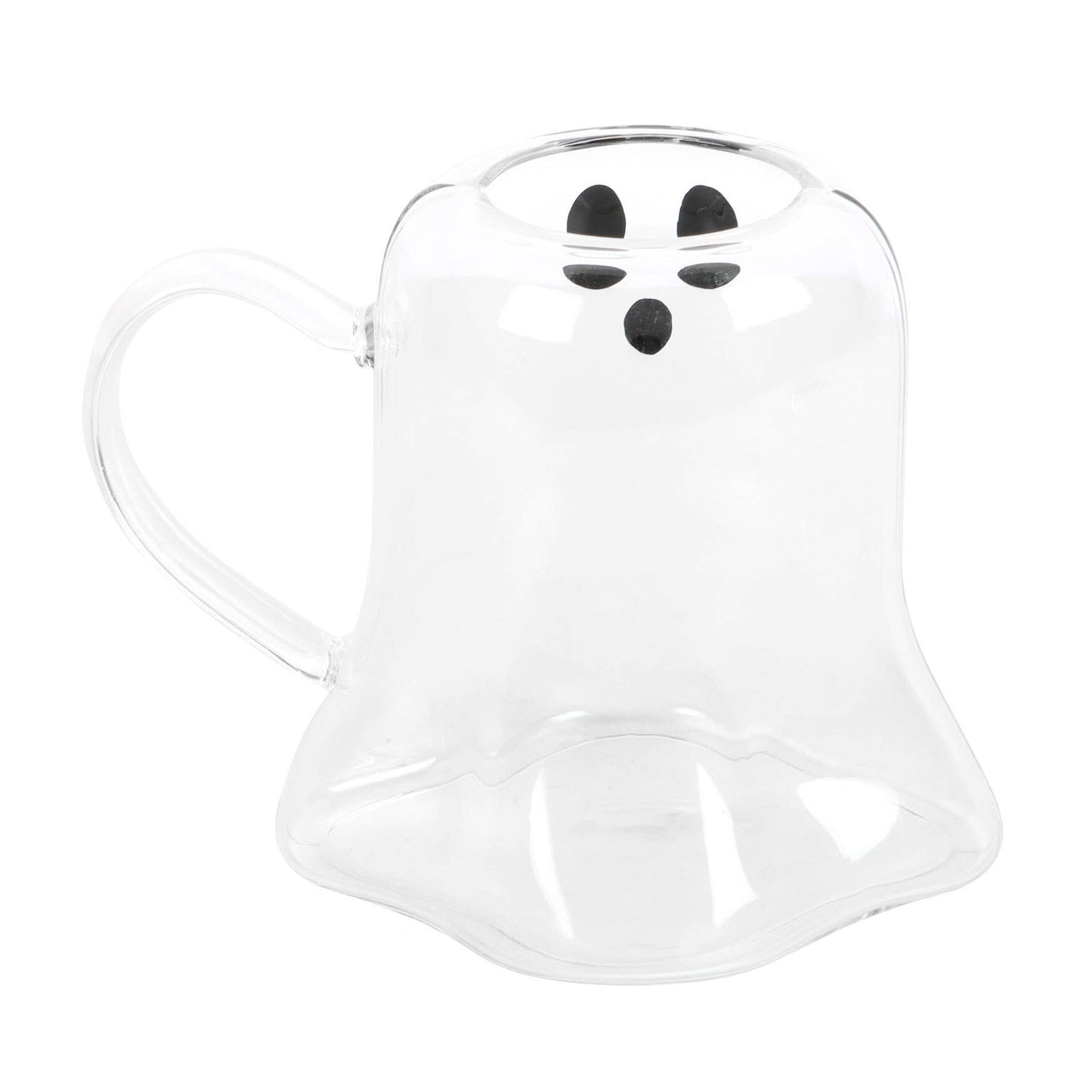 Whimsical Ghost Glass Mug