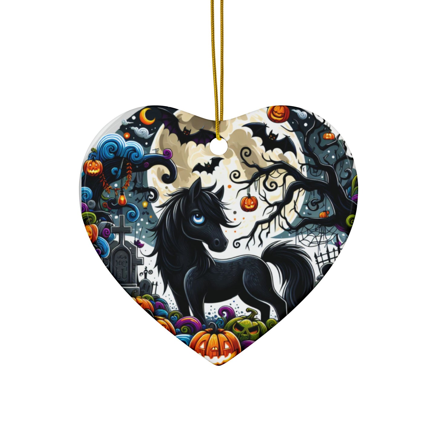 Dark Horse ceramic ornament