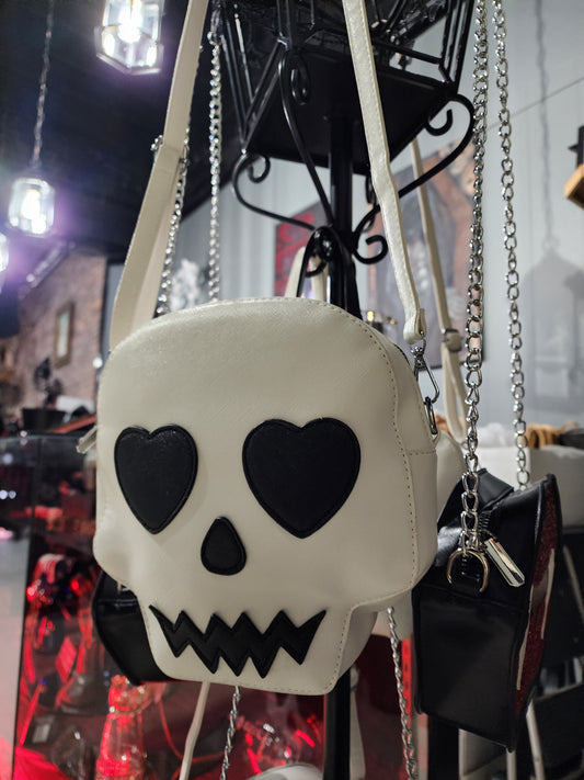 LOVE YOU Skull  Crossbody Purse