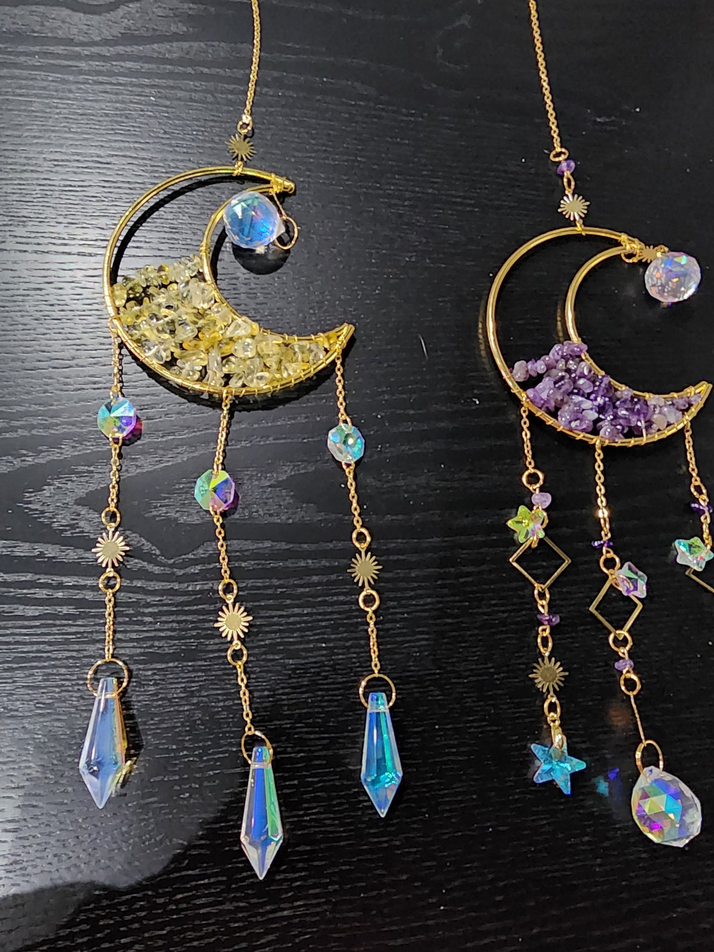 Moon Crystal Sun Catcher