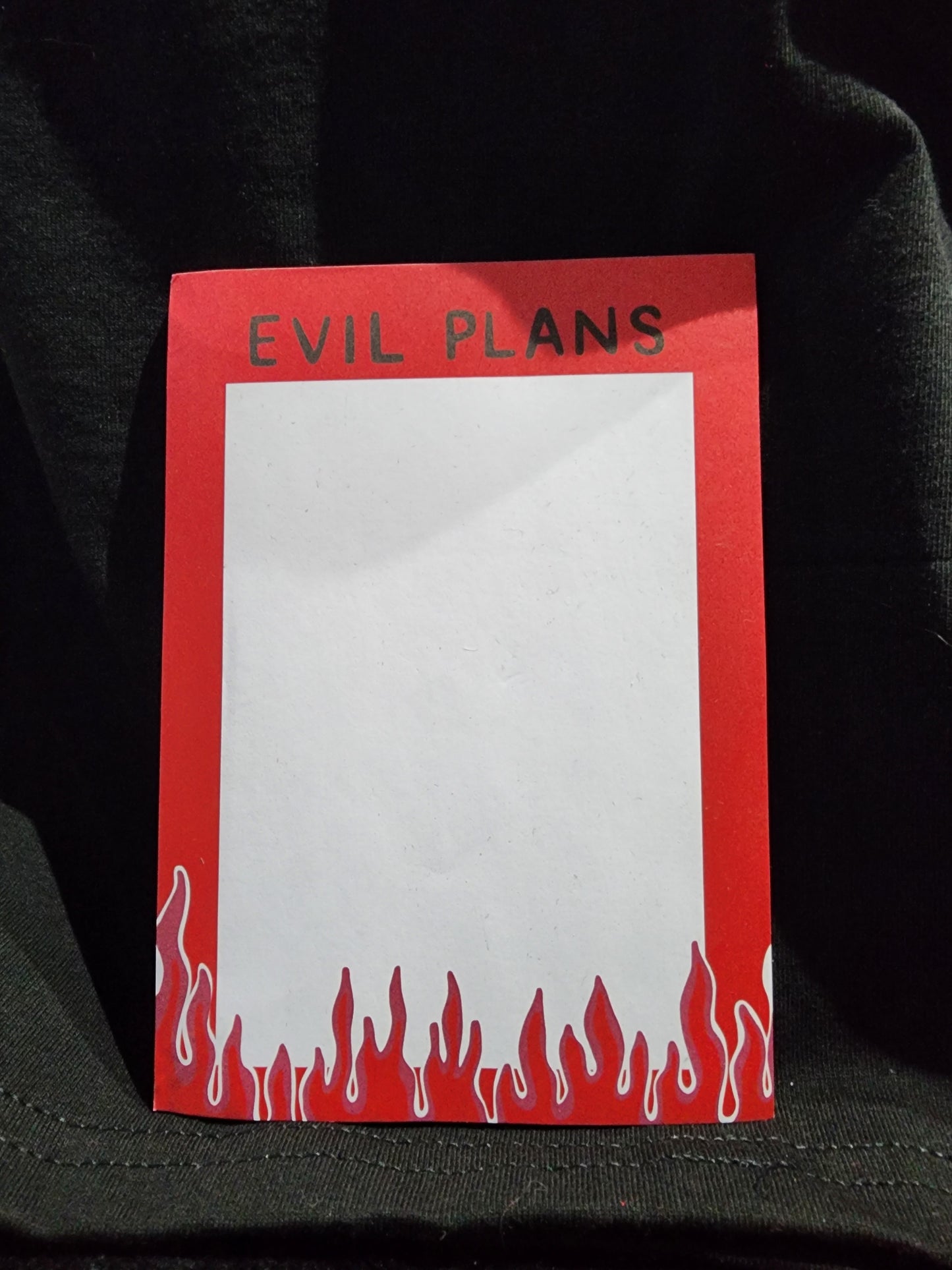 Evil Plans Note Pad