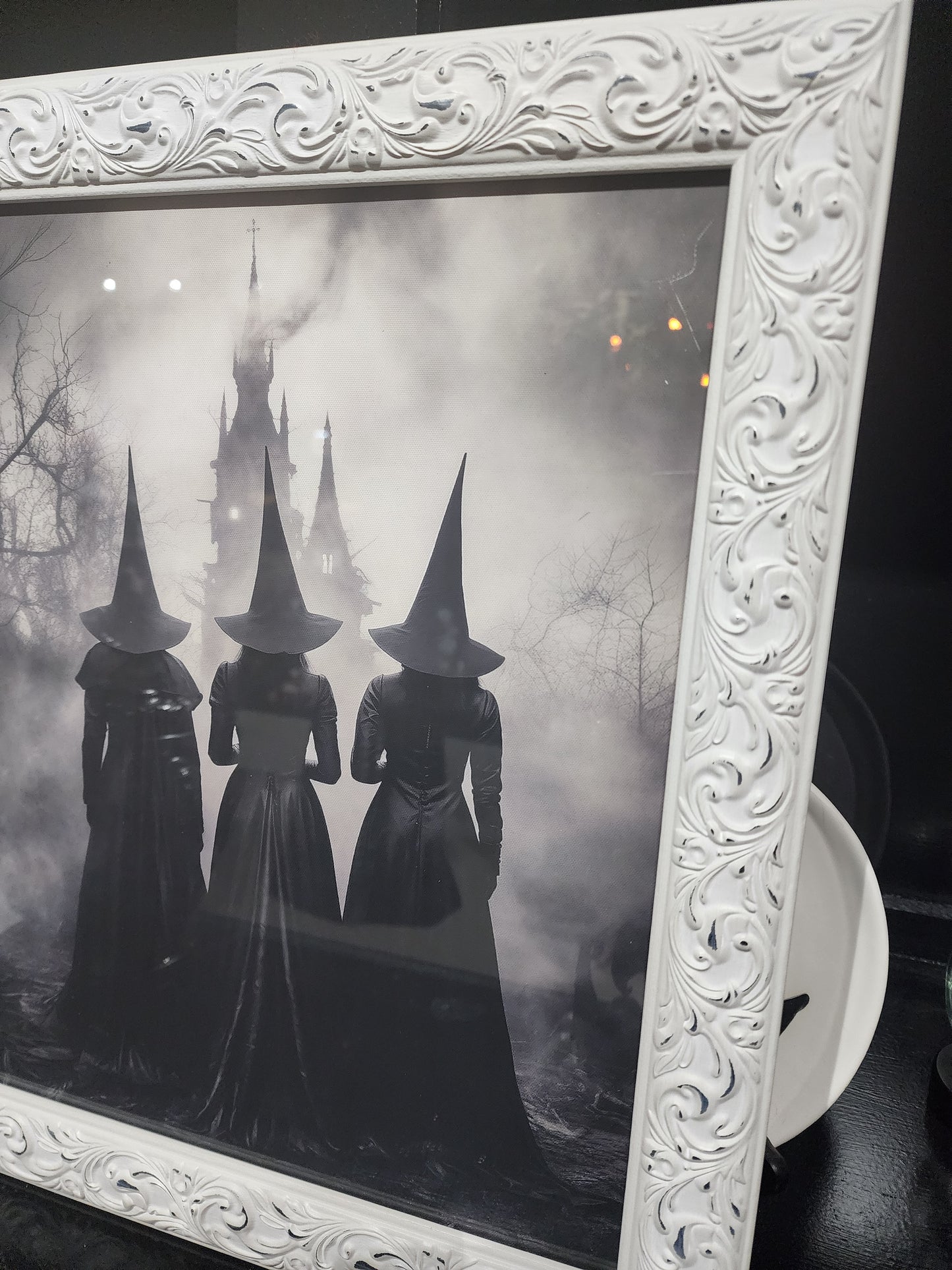 Spooky Old Time Witchy Framed Print