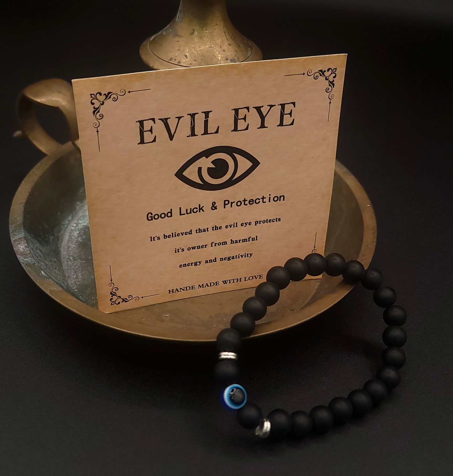 Evil Eye Crystal Intention Bracelet