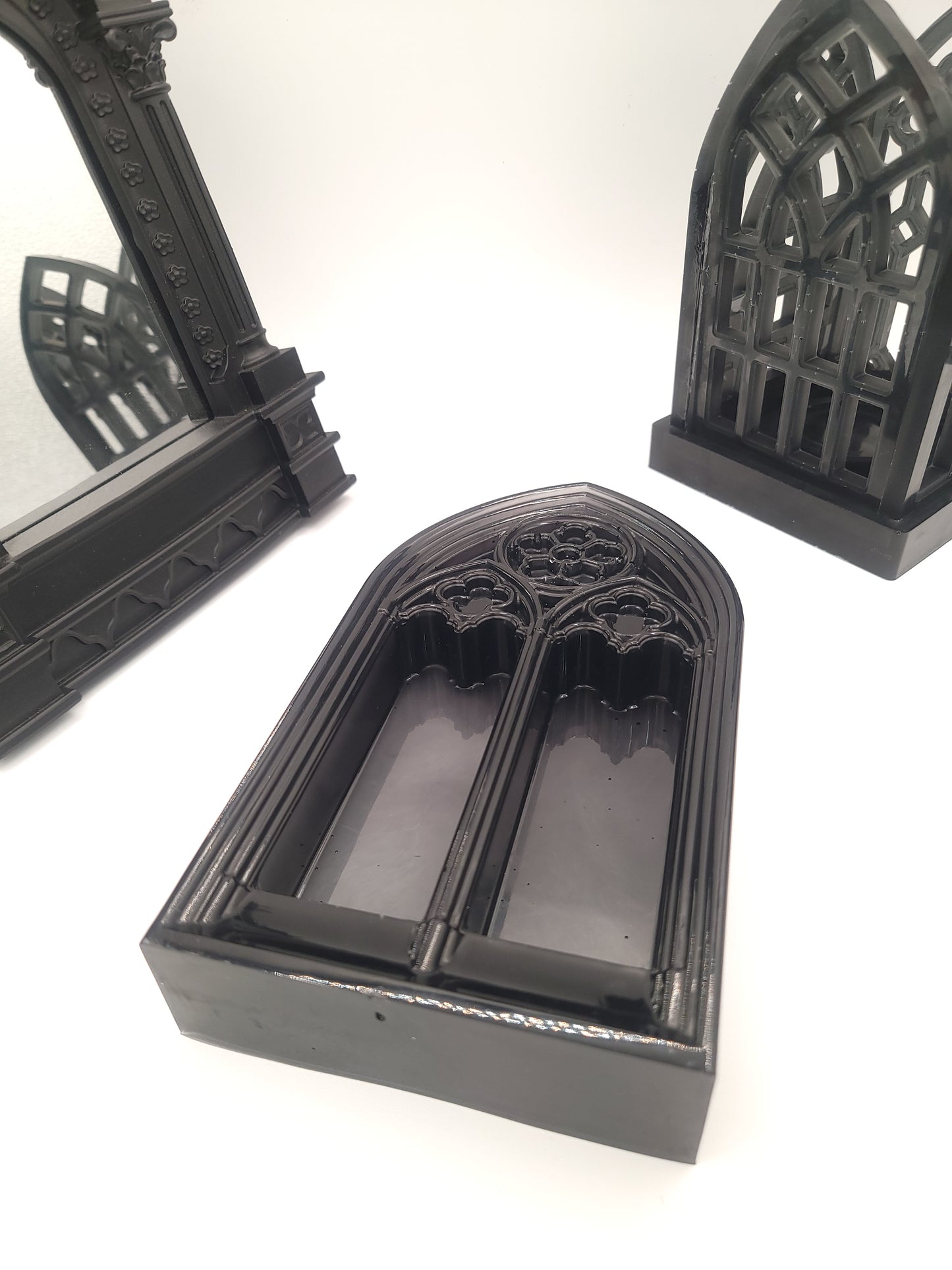 Handmade Black Cathedral Arch Display