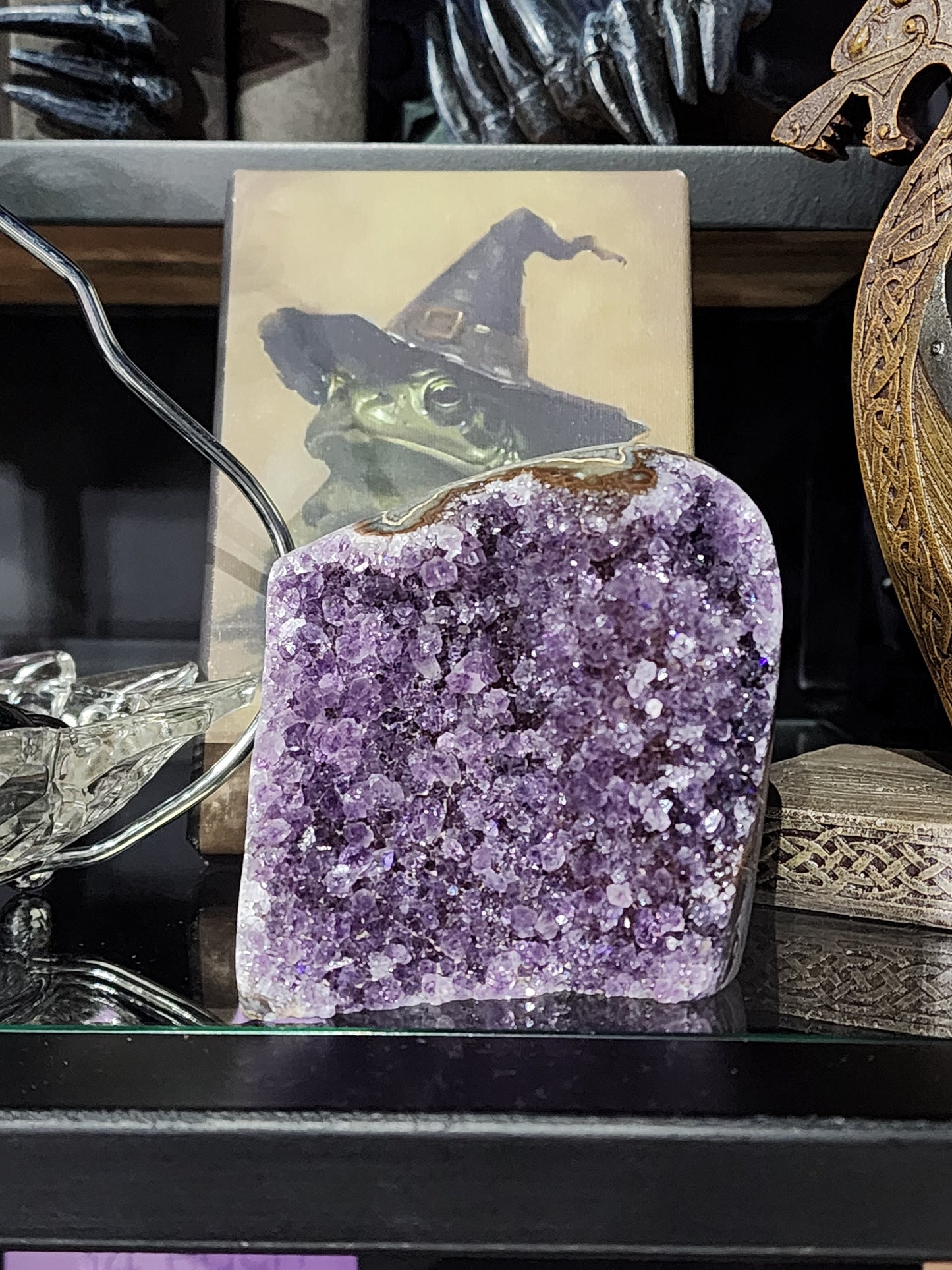 Raw Amethyst Crystal Geode