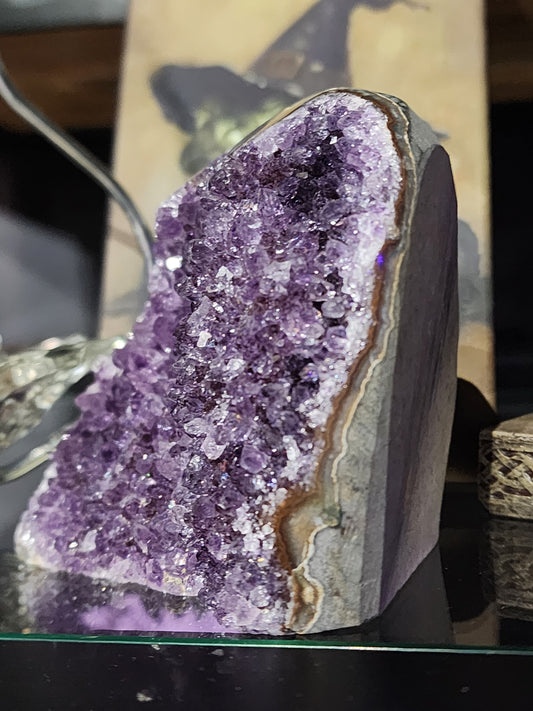 Raw Amethyst Crystal Geode