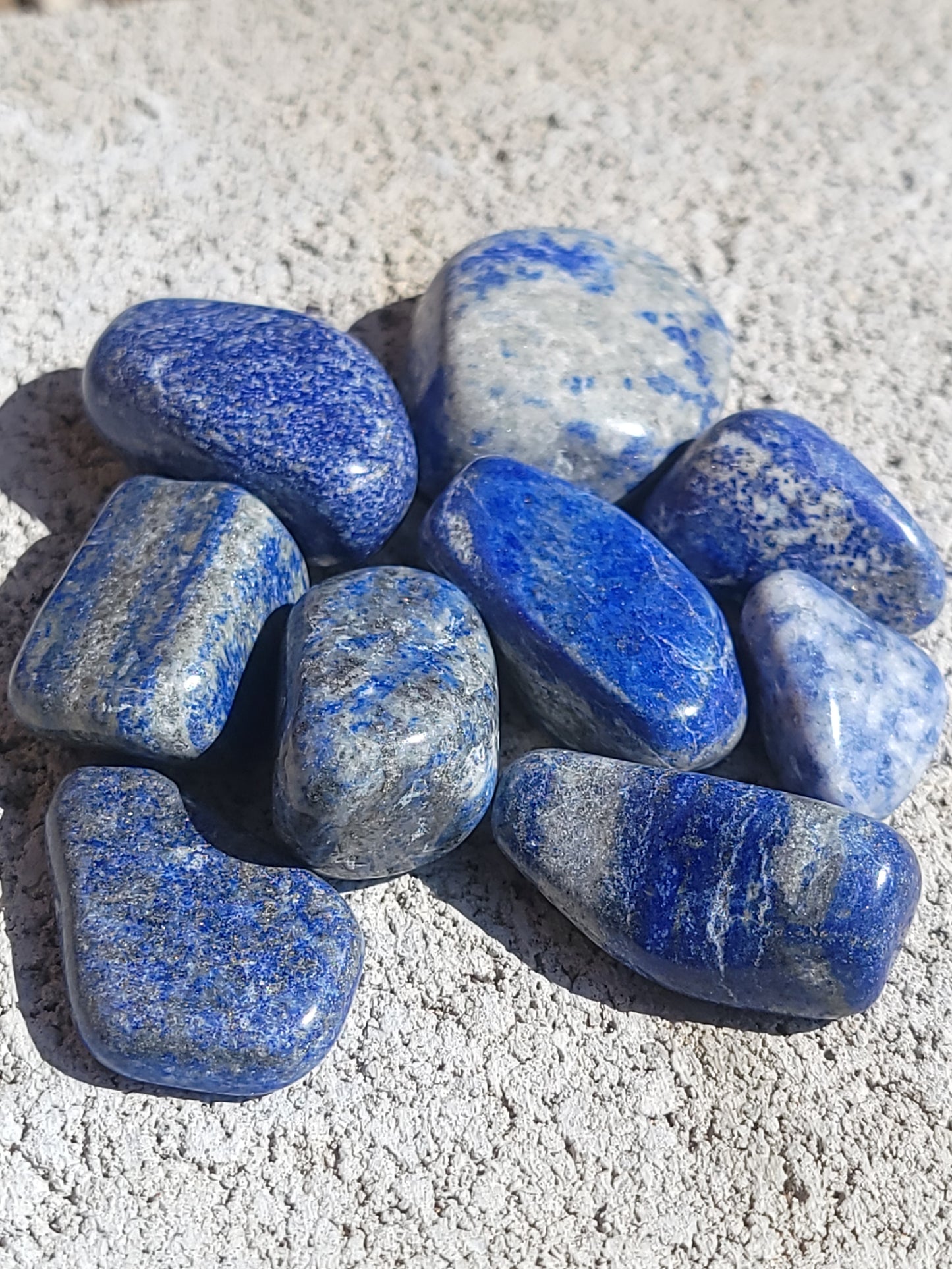 Tumbled Blue Lapis Lapis Lazuli Crystal Stone