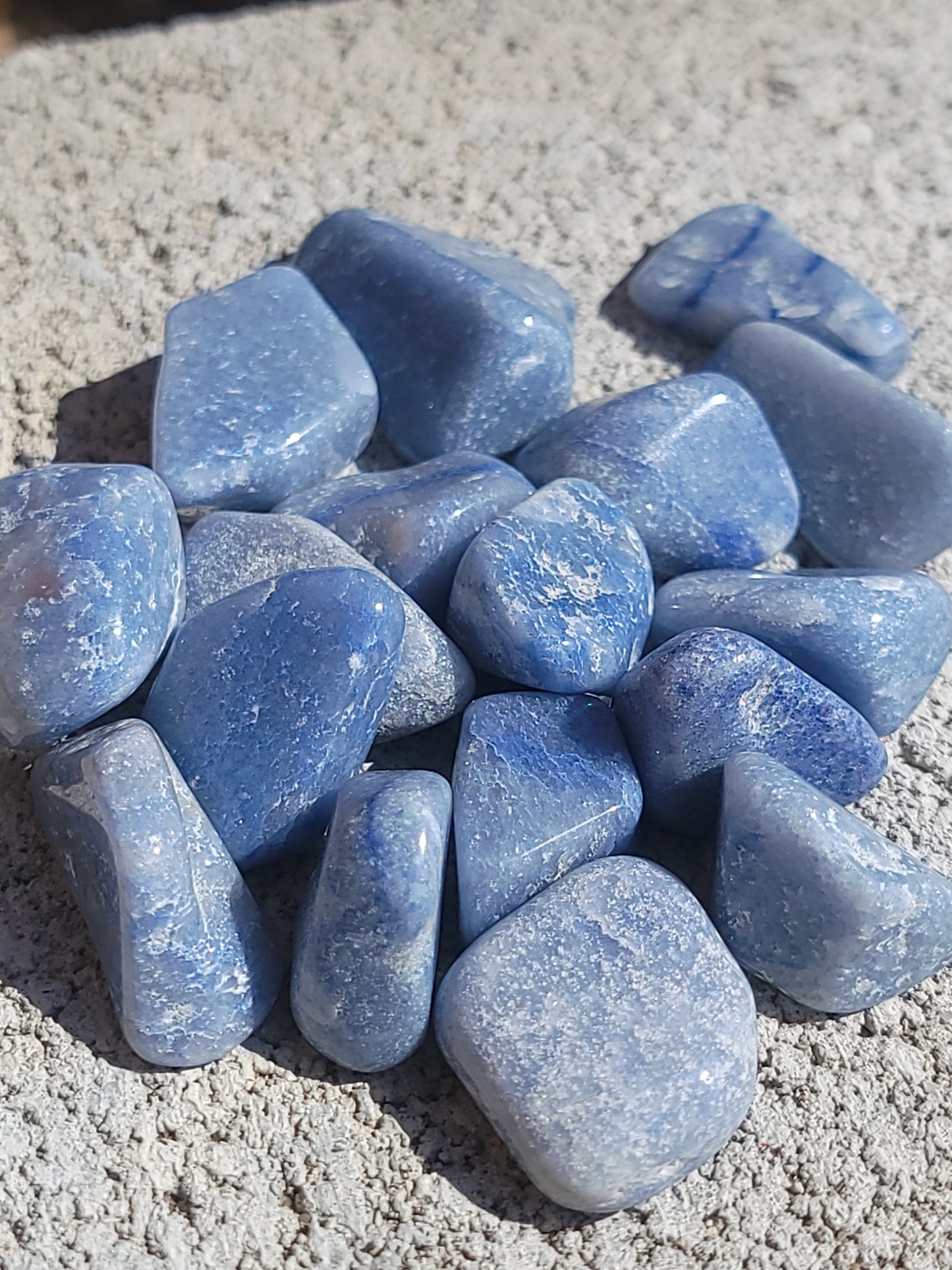 Tumbled Blue Aventurine Crystal Stone