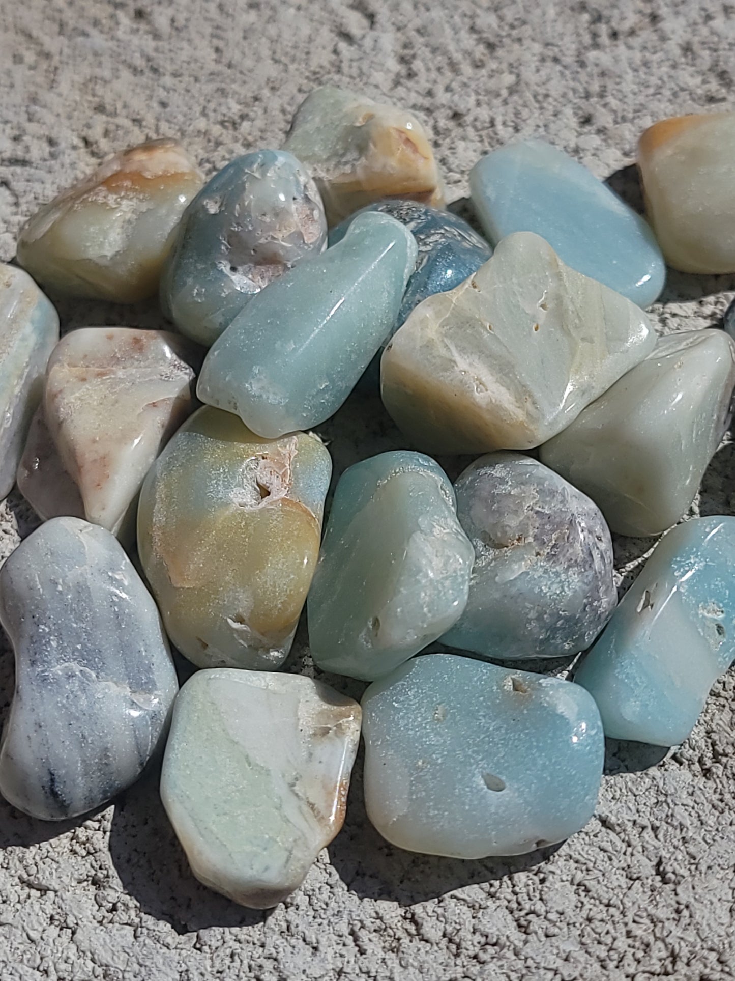 Tumbled Amazonite Crystal Stone