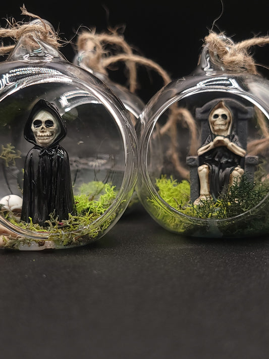 Handmade Creepy Cute Mini Hanging Terrarium