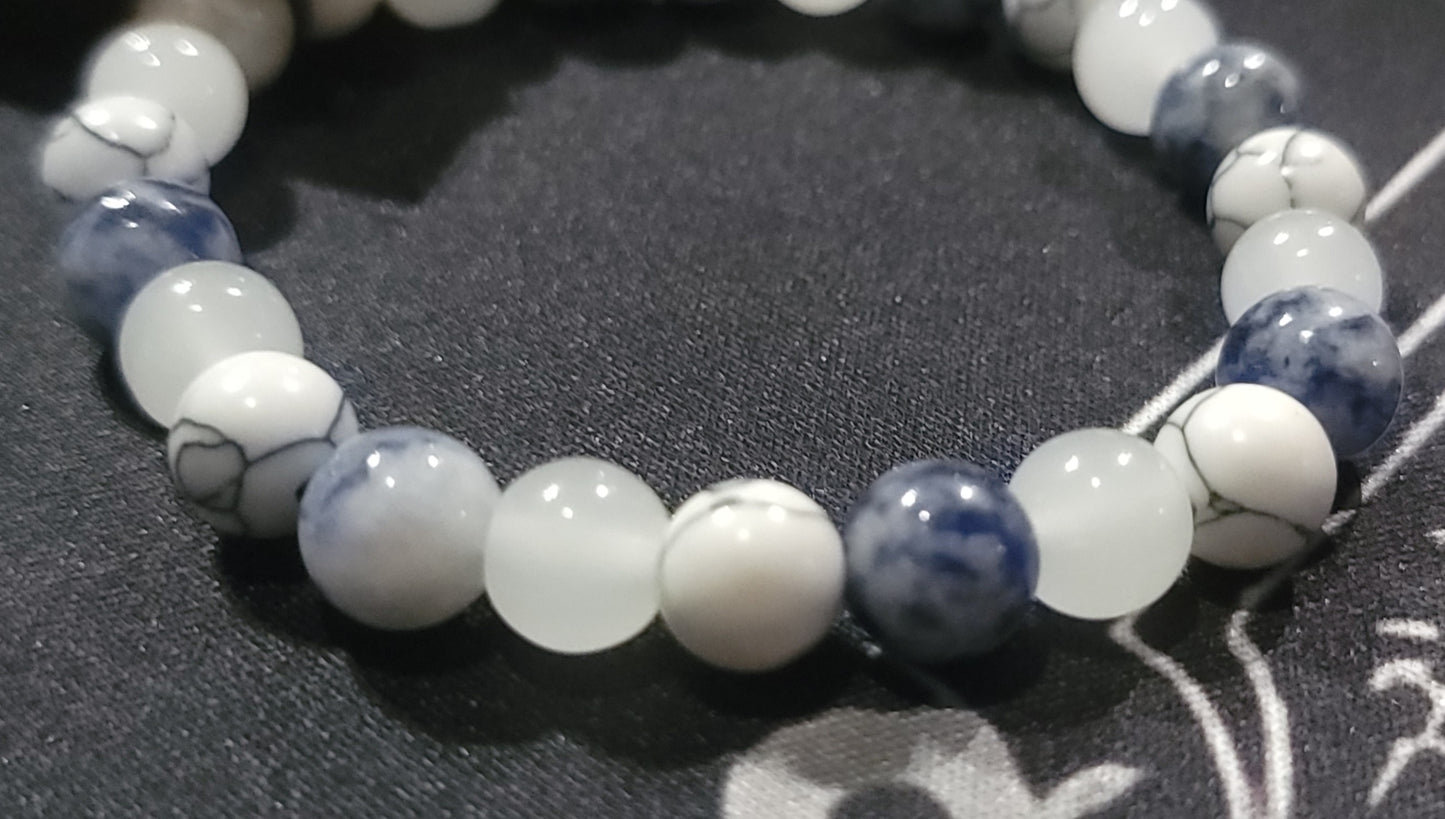 Calming Crystal Intention Bracelet