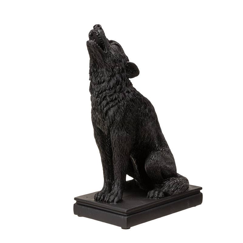 howling Wolf Candle Holder