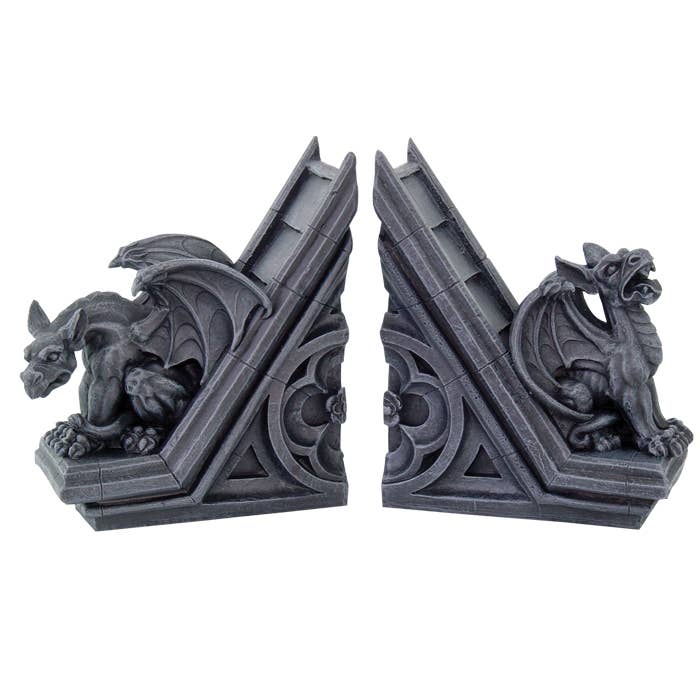 Medieval Gargoyle Bookends