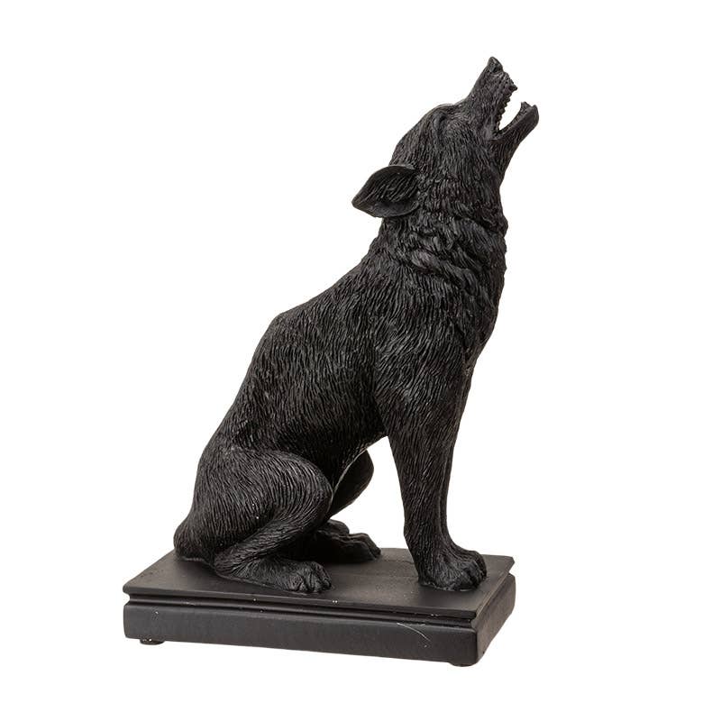 howling Wolf Candle Holder