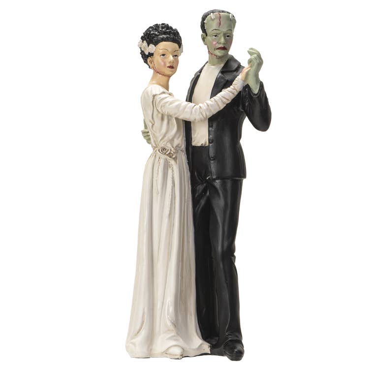 Frankenstein and Bride Dancing Statue