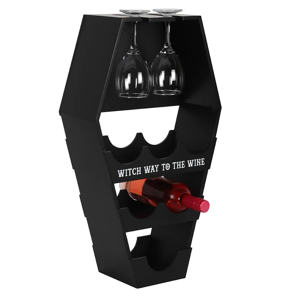 Coffin Wine Rack