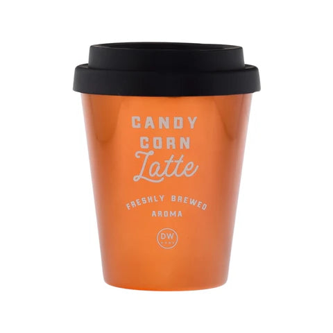 Candy Corn Latte Coffee Mug Candle