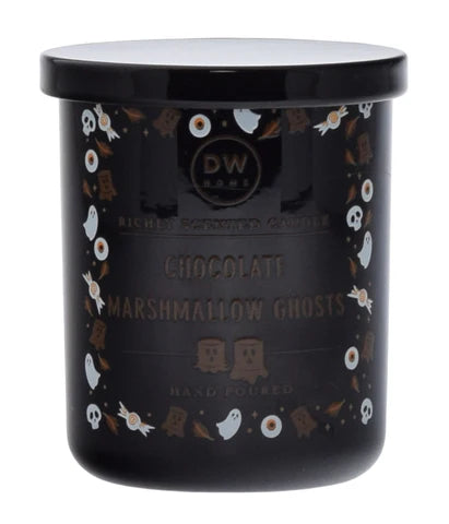 Chocolate Marshmallow Ghosts - Mini Glass Candle