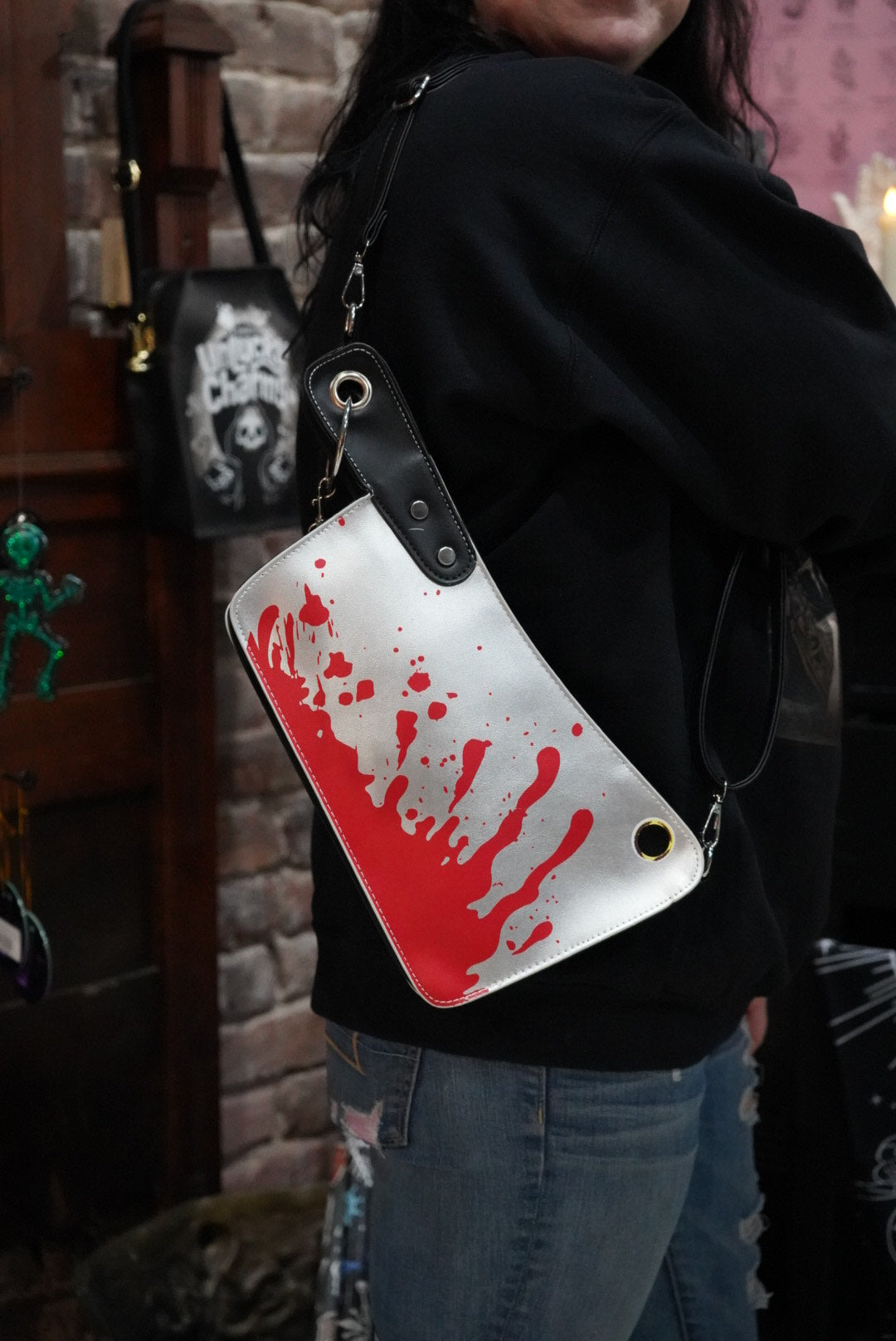 Bloody Cleaver Clutch Purse Crossbody