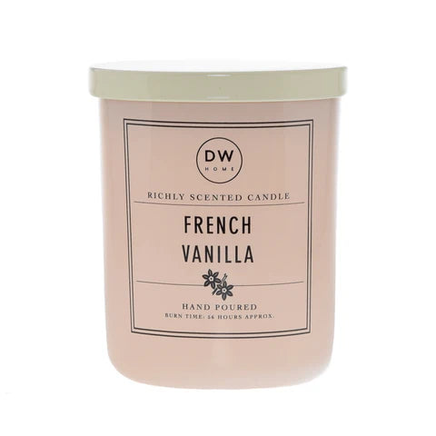 French Vanilla Large Glass Candle (Best Seller)