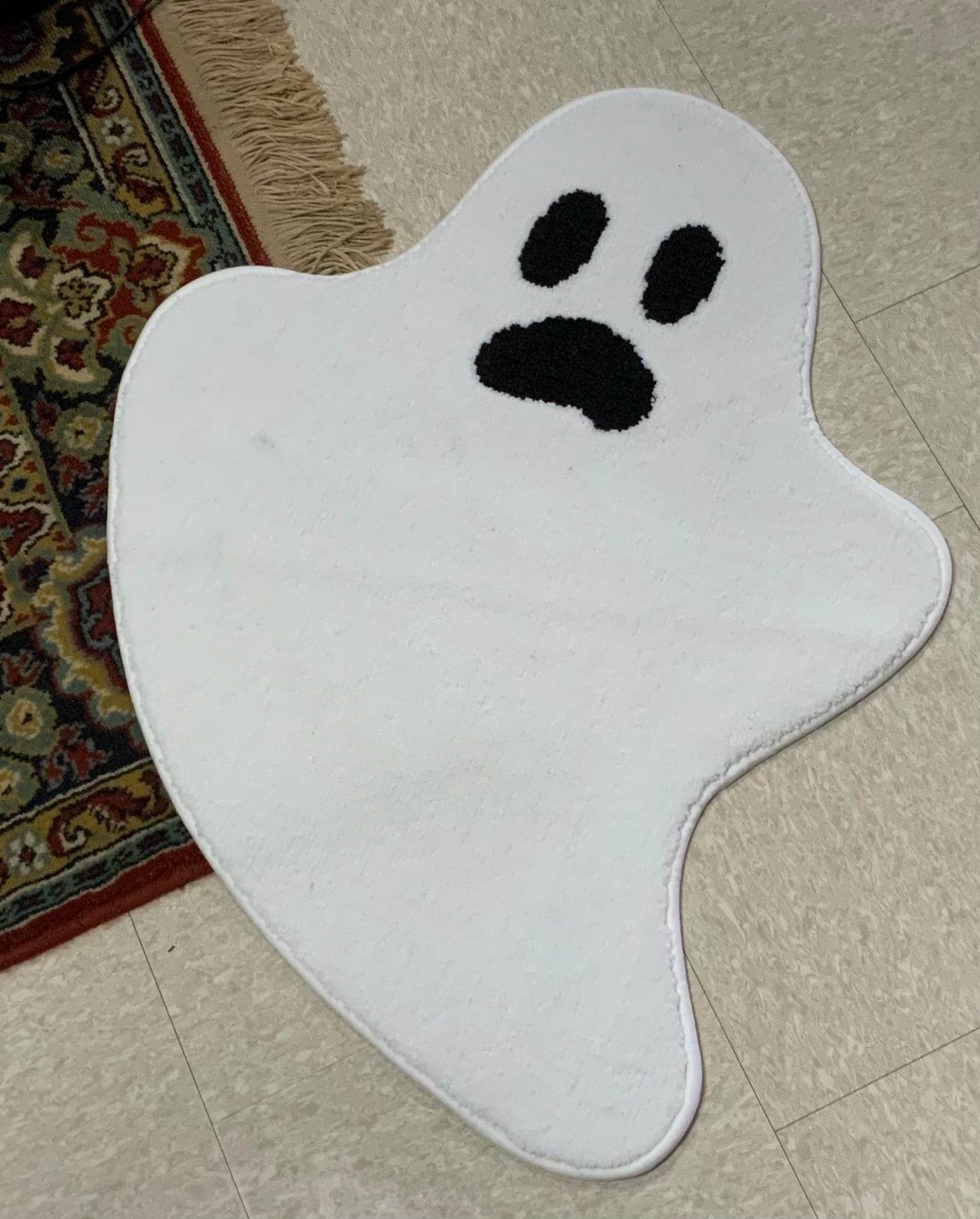 Boo! Ghost rug