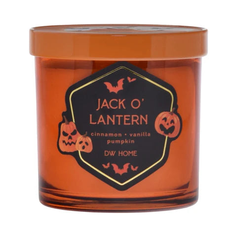 Jack O Lantern Large Glass Candle