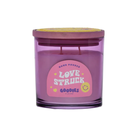 LOVE STRUCK -Perfect for LOVE Glass Candle