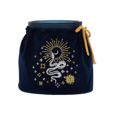 Majestic Sky Large Glass Candle with decorative bag