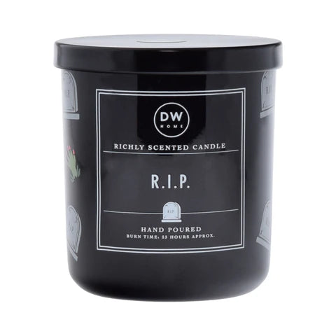 R.I.P.  Glass Candle Mini GLOW IN THE DARK