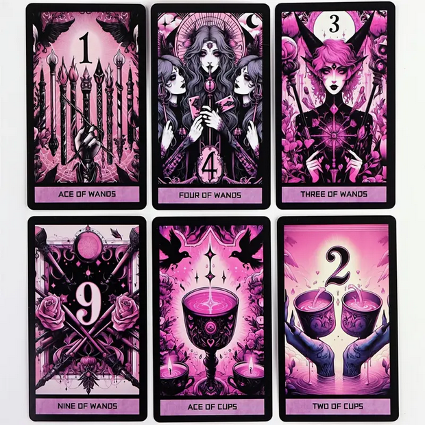 Pink Gothic Tarot Cards