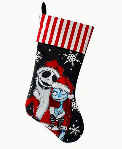 Jack Skellington and Sally Christmas Stocking