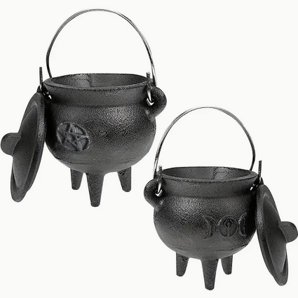 Cast Iron Cauldron With Lid