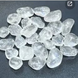 Clear Quartz Crystal Hand Stone