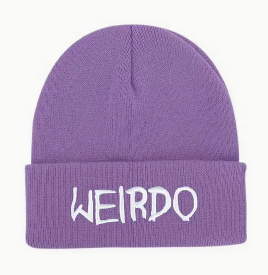 "WEIRDO" Knit Beanie