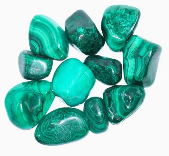 Green Malachite Tumbled Crystal Stone