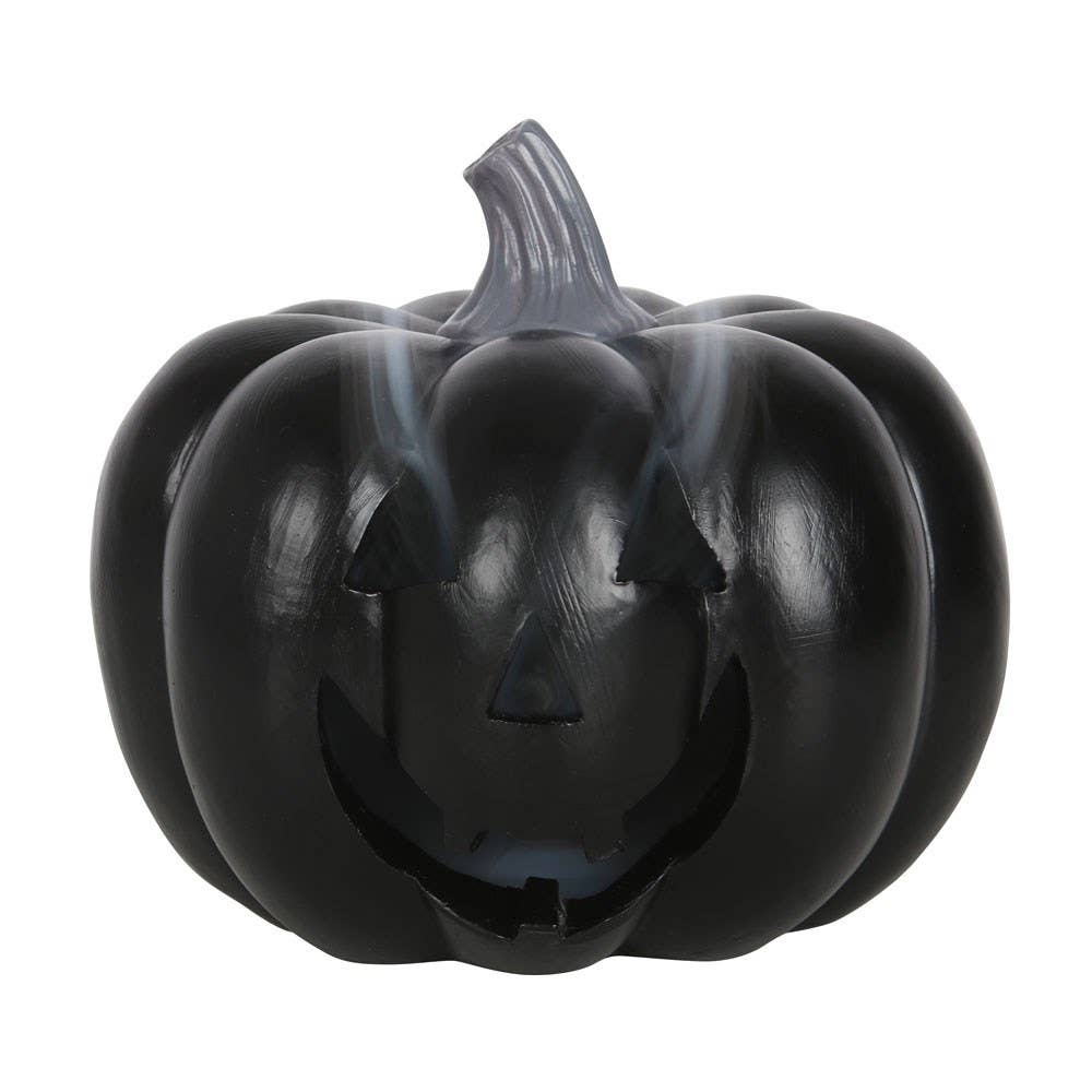 Black Pumpkin Halloween Incense Cone Holder