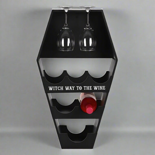 Coffin Wine Rack