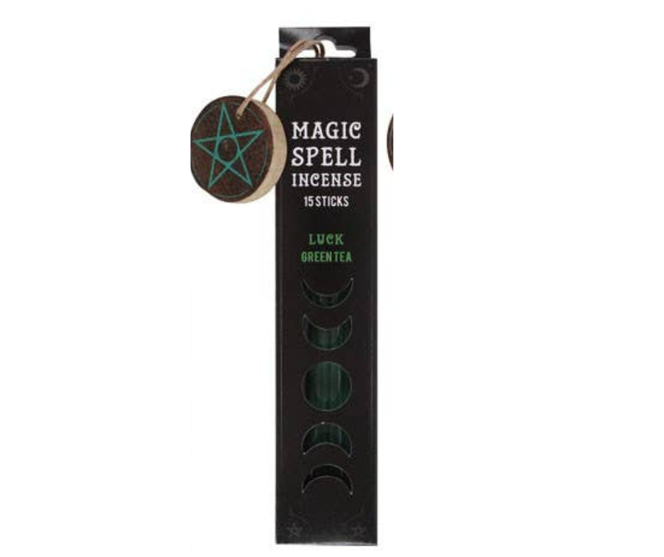 Magic Spell Incense Sticks with Pentagram Holder