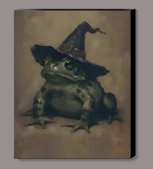 Mystical Toad Canvas Print