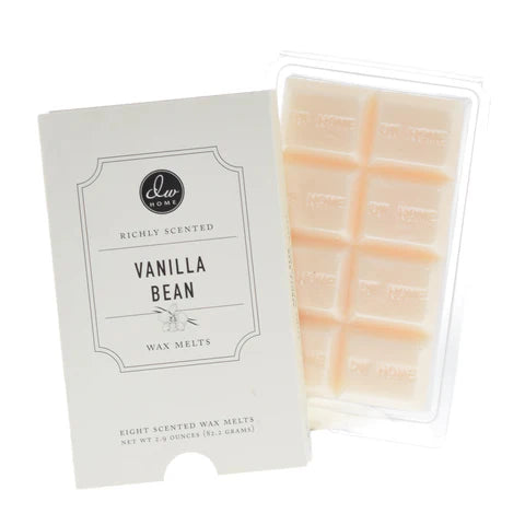 Vanilla Bean Glass Candle, Wax Melts, Reed Diffuser, Room Spray